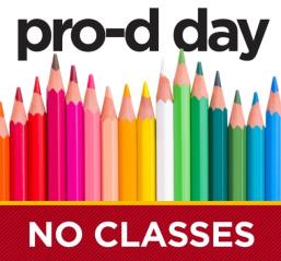 November 22:  Non-Instructional Day - No Classes in Session